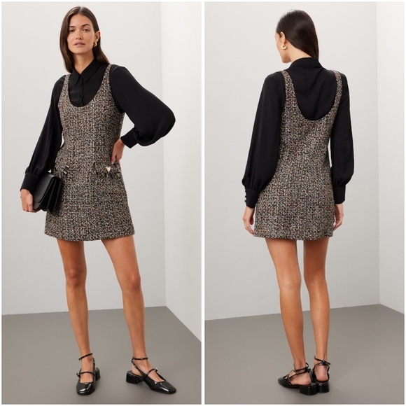 cinq a sept Dresses & Skirts - Cinq a Sept Florianna Tweed Mini Dress 6